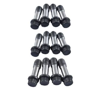 Rareelectrical - New 12 Pack Of Bolt Compatible With Johnson/Evinrude 4 Cyl 3.500 Bore Cross Flow 140 Hp