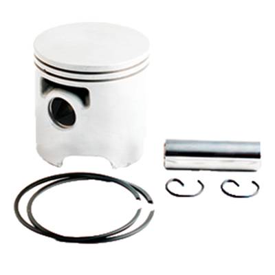 Rareelectrical - Outboard Piston Kit .020 Oversize Compatible With 1994-2006 Mercury 15Hp 20Hp 25Hp 2-Stroke Mercosil