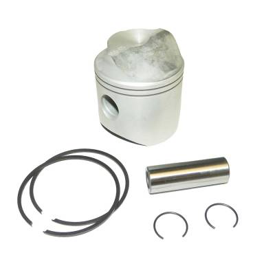 Rareelectrical - Outboard Piston Kit .020 Oversize Compatible With 1972-1997 Mercury 40Hp 45Hp 50Hp 2-Stroke