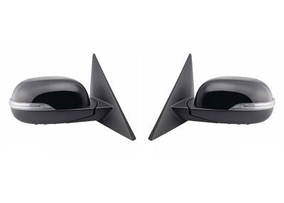 Rareelectrical - New Pair Of Door Mirrors Compatible With Kia Soul 2015 Power Heat Signal Ki1320178 87620 87610 B2550