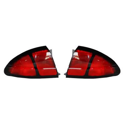 Rareelectrical - New Pair Of Tail Lights Compatible With General Motors Chevrolet Lumina Base Ls 1995 1996 1997 1998