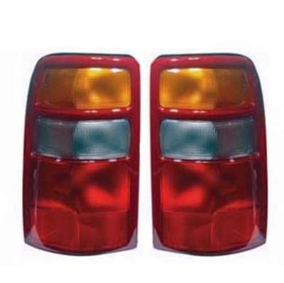 Rareelectrical - New Pair Of Tail Lights Compatible With Chevrolet Suburban 1500 2500 2000 2001 2002 2003 By Part