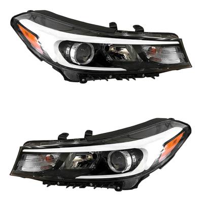 Rareelectrical - New Halogen Headlights Compatible With Kia Sedona Ex Lx Mini Passenger Van 2019 2020 2021 By Part