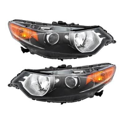 Rareelectrical - New Pair Of Hid Headlight Compatible With Acura Tsx Base Sedan 2009-2014 By Part Number
