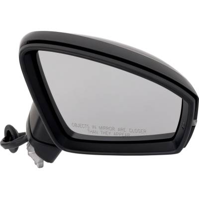 Rareelectrical - Passenger Side Heated Door Mirror Compatible With 2018-2021 Volkswagen Tiguan Power Glass Manual