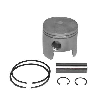 Rareelectrical - Standard Bore Piston Kit With Rings Compatible With 1984-2006 Yamaha 25Hp Inline 3-Cylinder 2-Stroke