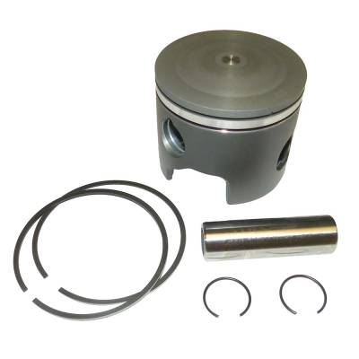 Rareelectrical - Starboard Side .010 Over Piston Kit With Rings Compatible With 1993-2001 Johnson Evinrude V6