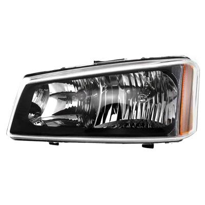 Rareelectrical - New Left Headlight Compatible With Chevrolet Silverado 1500 Ls Lt Ss Wt 2003-2004 By Part Number