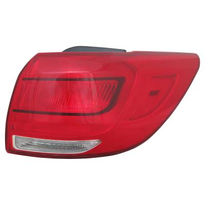 Rareelectrical - New Halogen Outer Right Tail Light Compatible With Kia Sportage Lx Sport Utility 4 Door 2.4L 2014