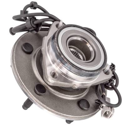 Rareelectrical - Front Hub Bearing Assembly Compatible With 2000-2001 Dodge Ram 1500 3-Lug Abs 515039 Bolt-On Direct