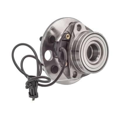 Rareelectrical - Front Hub Bearing Assembly Compatible With 1990-1994 Gmc Safari 3-Lug Abs 515005 Bolt-On Direct Fit