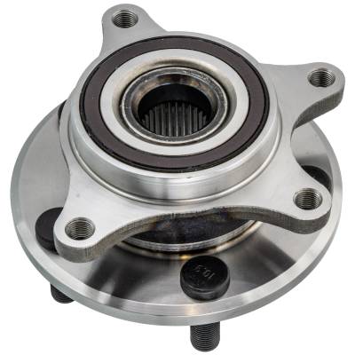 Rareelectrical - Front Hub Bearing Assembly Compatible With 2017-2021 Honda Civic 5-Lug Abs 513421 Bolt-On Direct Fit
