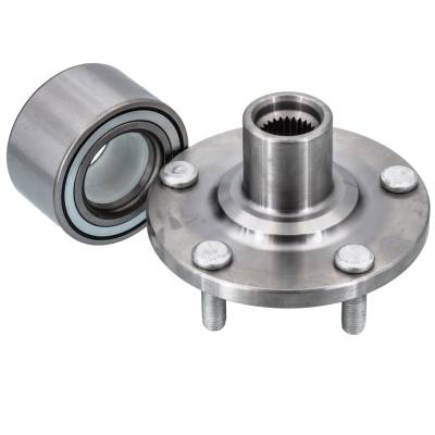 Rareelectrical - Rear Spindle Hub Assembly Compatible With 2002-2003 Toyota Camry Fwd 5-Lug Abs Pre-Assembled Direct