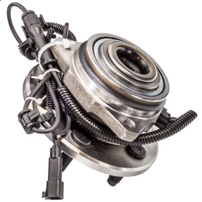 Rareelectrical - Front Hub Bearing Assembly Compatible With 2002-2007 Jeep Liberty 5-Lug Abs 513177 Bolt-On Direct