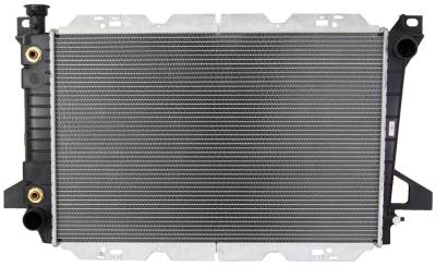 Rareelectrical - New Radiator Assembly Compatible With Ford 92-97 Bronco F150 F250 F350 F450 5.0L 5.8L 7.5L V8