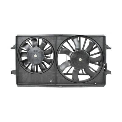 Rareelectrical - New Dual Radiator And Condenser Fan Compatible With Saturn Aura 2007-09 15788745 Gm3115178