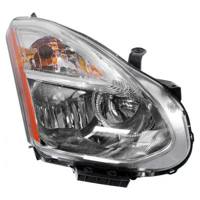 Rareelectrical - New Right Side Halogen Headlight Compatible With Nissan Rogue Advance Exclusive S Sense Sl Sv