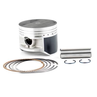 Rareelectrical - Piston Kit 1.50Mm Over 75.50Mm Bore Compatible With 1987-2004 Kawasaki Mojave 250 Ksf250a Atv