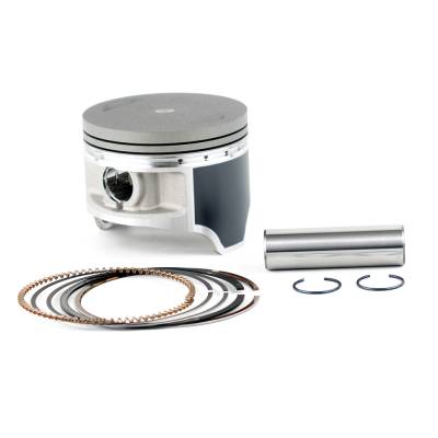 Rareelectrical - Piston Kit 1.50Mm Over 77.50Mm Bore Compatible With 1995-2003 Kawasaki Lakota 300 Kef300 1999-2002