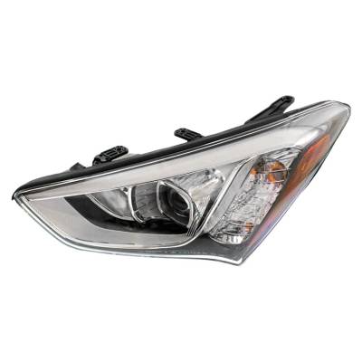 Rareelectrical - New Left Halogen Headlight Compatible With Hyundai Santa Fe Sport Luxury Sport 2013-2016 By Part