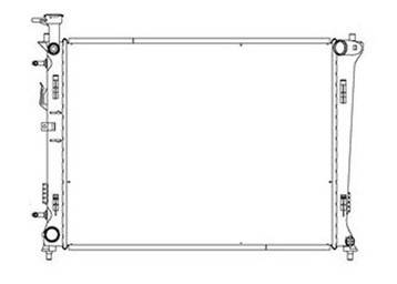 Rareelectrical - New Radiator Compatible With 2010-2013 Kia Forte Koup 2011-2013 Kia Hatchback Kia Sedan Kia 2.4L