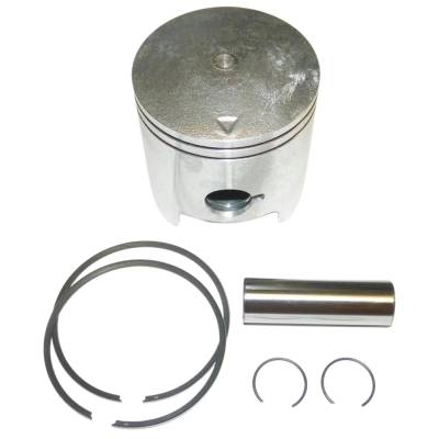 Rareelectrical - Piston Kit Compatible With 1993-1995 Polaris Sl 750 Slt 750 OEM 3240146 .5 Mm Over 17.85Mm Direct