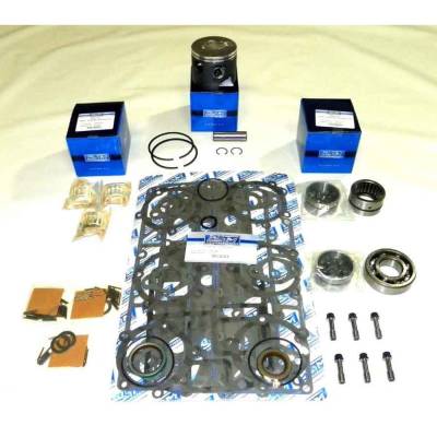 Rareelectrical - New .020 Over 3.520" Powerhead Rebuild Kit Compatible With Mercury 3 Cyl 3.500 Bore Looper 75Hp