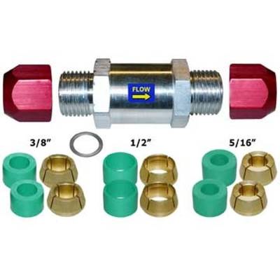 Rareelectrical - New Inline Filter Compatible With Audi 5000 Base 2.0L L5 1979-1983 Coupe Base 2.2L L5 1981-1985 By