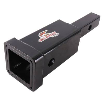 Rareelectrical - 1-1/4 To 2 Inch Atv Utv Ez Hitch Adapter Tube Receiver Converter Rust Resistant Powder Coated