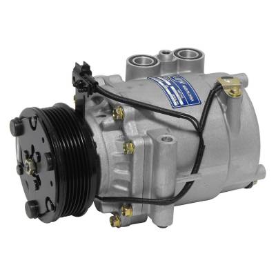 Rareelectrical - A/C Compressor Compatible With 2004-2007 Saturn Vue 3.5L V6 Sohc Base Red Line Fwd Awd Scroll