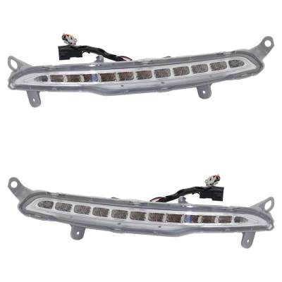 Rareelectrical - New Pair Of Driving Light Compatible With Kia Optima Sxl Optima Sx 2012-2013 By Ki2562100 922082T100