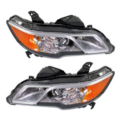 Rareelectrical - New Pair Of Headlight Compatible With Acura Rdx Sport Utility 2013-2015 By Part Number 33101-Tx4-A01