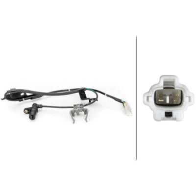 Rareelectrical - New Right Front Abs Speed Sensor Compatible With Lexus Toyota Rx330 Base 6 Cyl 3.3L Rx350 Base 6 Cyl