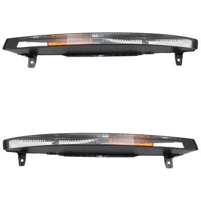 Rareelectrical - New Pair Of Parking Light Compatible With Audi Q7 Progressiv Q7 Premium Plus 2010-2015 By