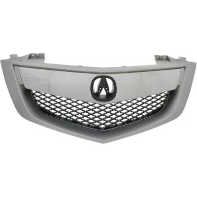 Rareelectrical - Painted Silver Grille Assembly Compatible With Acura Mdx Base 6 Cyl 3.7L 2010-2013 By Ac1200118