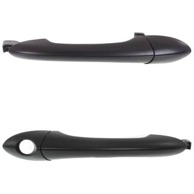 Rareelectrical - Front Driver And Passenger Side Exterior Door Handle Compatible With 2011-2015 Hyundai Sonata Primed