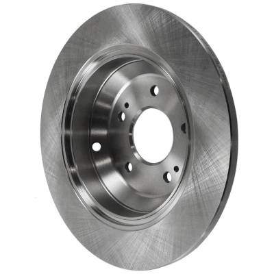 Rareelectrical - Solid Brake Disc Compatible With Hyundai Genesis 4.6 8 Cyl 4.6L Genesis 3.8 6 Cyl 3.8L 2009-2010 By