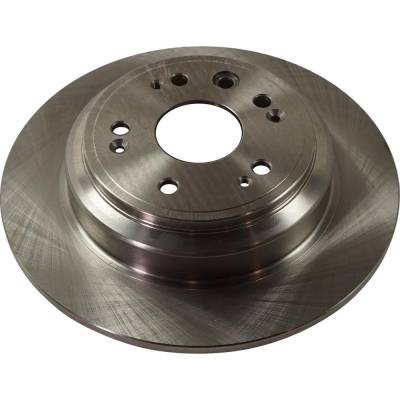 Rareelectrical - New Solid Brake Disc Compatible With Honda Crosstour Ex-L 4 Cyl 2.4L Accord Crosstour Ex-L 6 Cyl