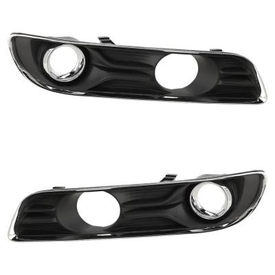 Rareelectrical - New Front Left And Front Right Fog Light Trim Compatible With Chrysler 300 Base 300 C 2011-2014 By