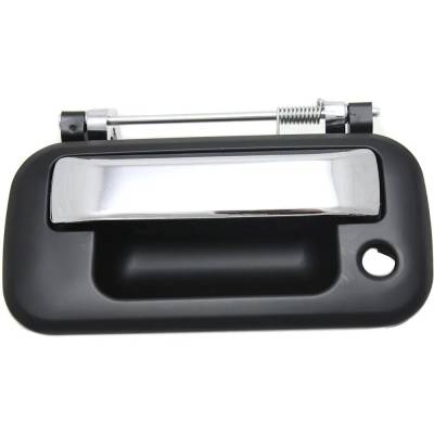 Rareelectrical - New Chrome Lever Tailgate Handle Compatible With Ford F-450 Super Duty Platinum F-150 Stx 8 Cyl 5.0L