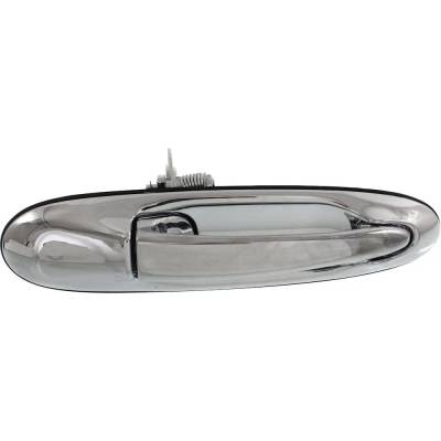 Rareelectrical - Right Rear Exterior Door Handle Compatible With 1998-2002 Lincoln Town Car Chrome Without Key Hole