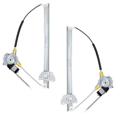 Rareelectrical - New Front Left And Front Right Window Regulator Compatible With Mazda Mpv Es 6 Cyl 2.5L Mpv Dx 6 Cyl