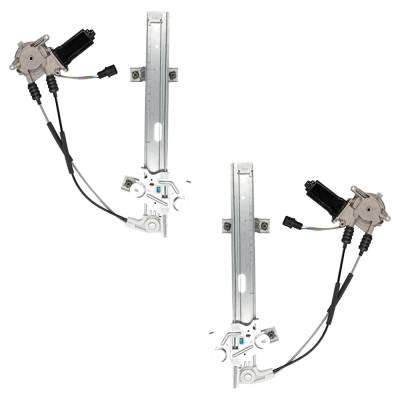 Rareelectrical - New Front Left And Front Right Window Regulator Compatible With Dodge Mitsubishi 3000Gt Sl 6 Cyl