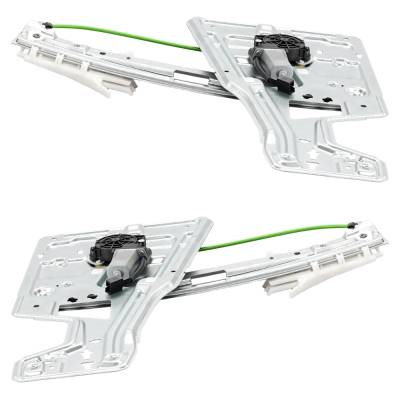 Rareelectrical - New Front Left And Front Right Window Regulator Compatible With Chevrolet Pontiac Suzuki Equinox Ltz