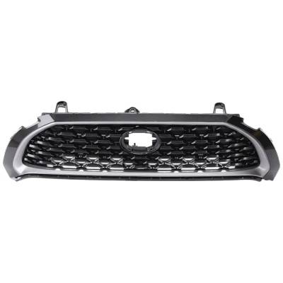 Rareelectrical - Painted Gray Grille Assembly Compatible With Toyota Corolla Cross Xle 4 Cyl 2.0L 2022-2024 By