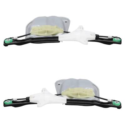 Rareelectrical - New Rear Left And Rear Right Window Regulator Compatible With Volkswagen Jetta Highline Jetta