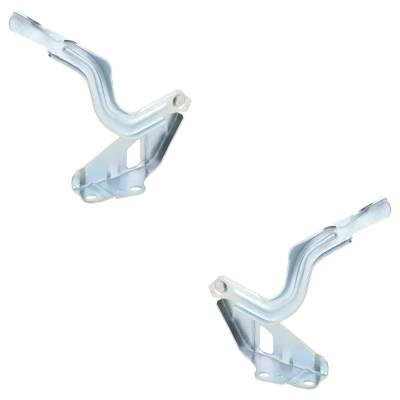 Rareelectrical - New Pair Of Hood Hinge Compatible With Hyundai Accent Gs 2012 Production Date To April 11 Accent Gs