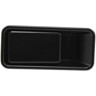 Rareelectrical - Left Front Exterior Door Handle Compatible With 1987-2006 Jeep Wrangler Smooth Black Without Key