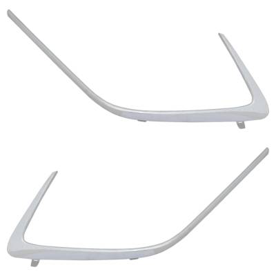 Rareelectrical - New Pair Of Grille Trim Compatible With Toyota Corolla Xse Corolla Base 2019-2022 By To1046110