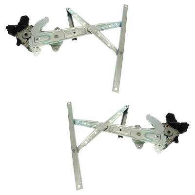 Rareelectrical - New Rear Left And Rear Right Window Regulator Compatible With Nissan Rogue Sv Rogue S 2014-2020 By